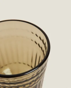 Raised Design Wine Glass