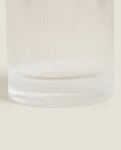Raised Striped Cylindrical Dispenser