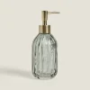 Raised Wavy Design Glass Dispenser