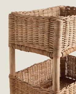 Rattan Storage Rack