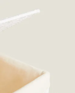Rectangular Chest With Fabric Lining