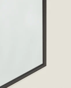 Rectangular Metal Wall Mirror