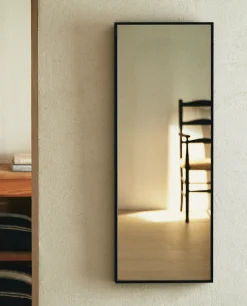 Rectangular Metal Wall Mirror