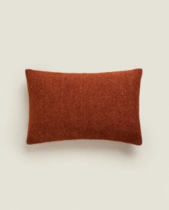 Rectangular Wool Throw Pillow Cover