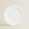 Rimmed Bone China Dinner Plate