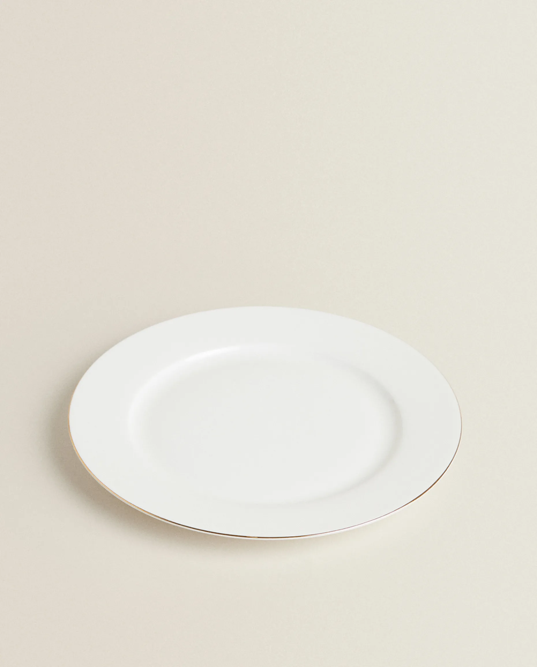 Rimmed Bone China Dinner Plate