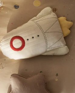 Rocket Throw Pillow