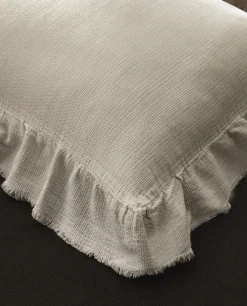 Ruffle Throw Pillow Cover
