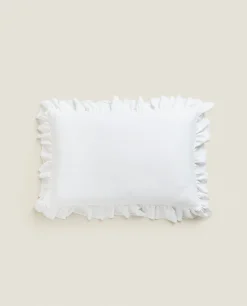 Ruffle Throw Pillow Cover