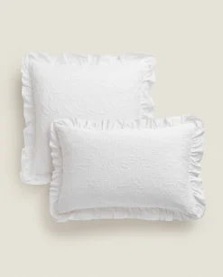 Ruffle Throw Pillow Cover