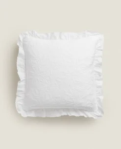 Ruffle Throw Pillow Cover