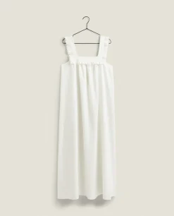 Ruffled Cotton Nightgown