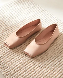 Sateen Ballet Flats