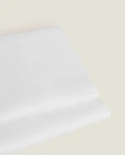Sateen Flat Sheet With Double Hemstitching