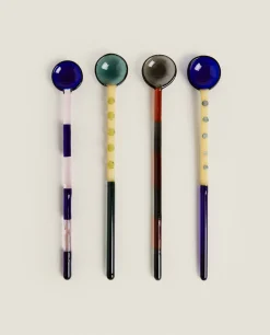 Set Of Borosilicate Glass Tablespoons