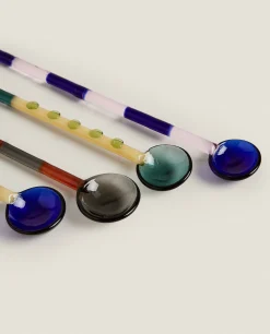 Set Of Borosilicate Glass Tablespoons