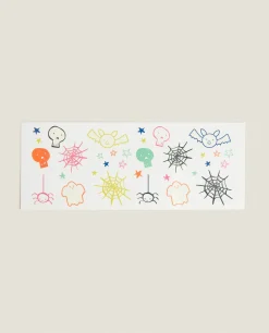 Set Of Kids' Halloween Temporary Tattoos