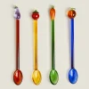 Set Of Plant Dessert Spoons
