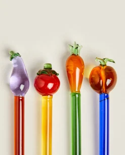 Set Of Plant Dessert Spoons