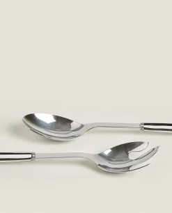 Set Of Striped Serving Sets (2 Units)