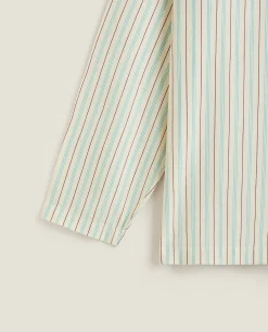 Shirt With Thin Stripes