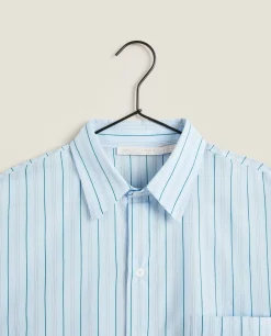 Shirt With Thin Stripes