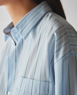 Shirt With Thin Stripes