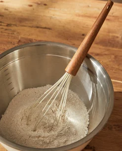 Silicone And Wood Whisk