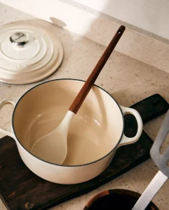 Silicone And Wooden Spoon