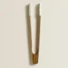 Silicone And Wooden Tongs