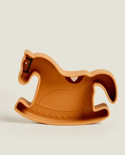 Silicone Christmas Horse Seesaw Plate