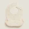 Silicone Heart Print Bib