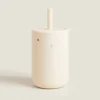 Silicone Heart Tumbler With Straw