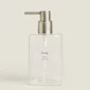 Slogan Borosilicate Glass Soap Dispenser