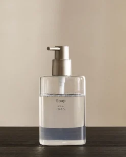 Slogan Borosilicate Glass Soap Dispenser