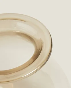 Smoky Glass Vase