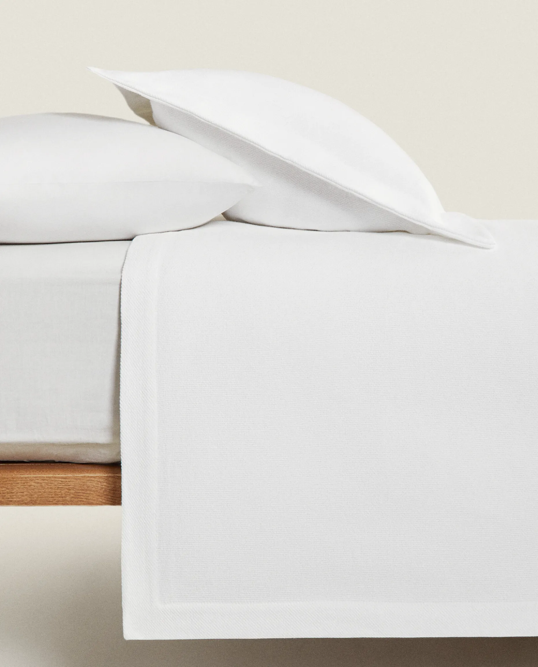 Solid Color Cotton Bedspread