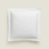 Solid Color Cotton Throw Pillow Cover