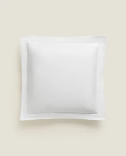 Solid Color Cotton Throw Pillow Cover