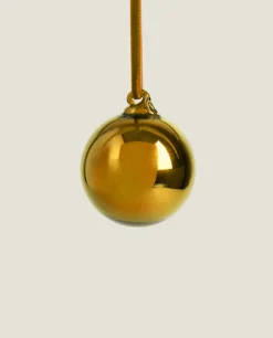 Sparkly Glass Christmas Ball Decoration
