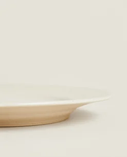 Speckled Stoneware Dinner Plate