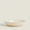 Speckled Stoneware Soup Plate