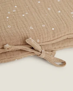 Star Print Muslin Baby Wipe Holder