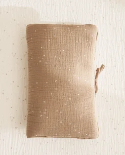 Star Print Muslin Baby Wipe Holder