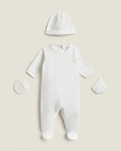 Star Print Newborn Set