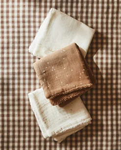 Star Print Towels (Pack Of 3)