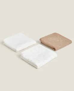 Star Print Towels (Pack Of 3)