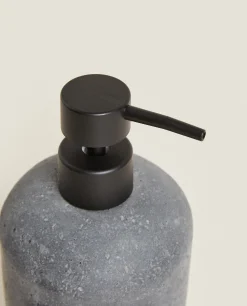 Stone Grey Resin Shower Dispenser