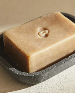 Stone Grey Resin Soap Dish