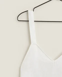 Strappy Linen Nightgown